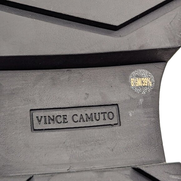 Vince Camuto Women Frames White Leather Platform Festival Zip Ankle Boots sz 8.5 - Picture 7 of 11